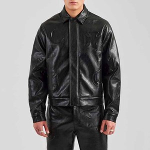 Chándal Unisex Negro de Poliéster, Manga Larga, Cuello Camisero, Cierre de Cremallera, Corte Holgado, Color Sólido, Ropa Casual de Otoño - Product Image 3