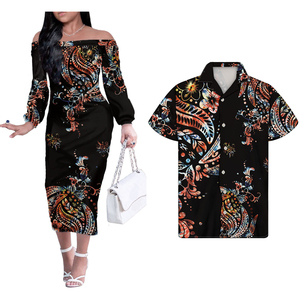 Diseño Popular, Nuevas Llegadas, Ropa de Pareja, 2 Piezas, Camisas Estampadas de Manga Larga, Vestidos Casuales - Product Image 1