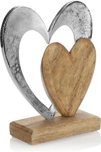 Fabricante Confiable de Adornos Navideños de Aluminio y Madera, Decoración Festiva para Estantes - Product Image 6
