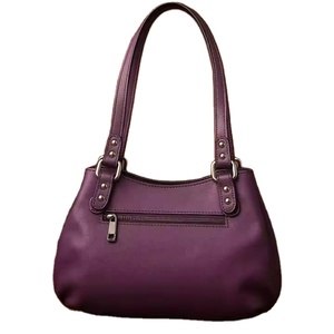Elegante Bolso de Mano de Cuero Genuino Premium para Mujer, Bolso de Hombro Personalizado con Cierre de Cremallera, Diseño de Cartera, Alta Calidad, Modelo India - Product Image 2