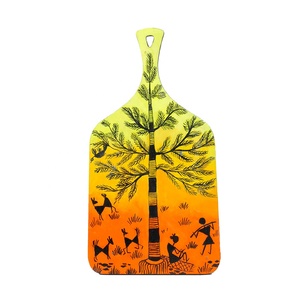 Planche à découper en bois artisanale de haute qualité, très vendue, avec poignée, résistante au lave-vaisselle, durable, pour usage domestique - Product Image 2