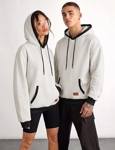 เสื้อฮู้ดดี้ผู้ชายคุณภาพสูง หนานุ่ม คอวี บุซับใน กันลม กันน้ำ เป็นมิตรกับสิ่งแวดล้อม ผลิตจากผ้าฝ้ายฟลีซ สั่งทำได้ พิมพ์ตามสั่ง - Product Image 4
