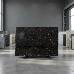 Dalles de pierre naturelle en granit brun romantique de qualité supérieure, polies, pour revêtements de sol, revêtements muraux, comptoirs de cuisine - Product Image 4