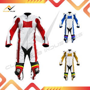 Combinaison de moto en cuir unisexe personnalisable de haute qualité, ignifuge, respirante, imperméable, coupe-vent, grande taille - Product Image 6