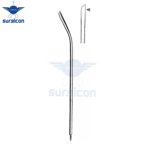 Aguja Redon de 19.5 cm / 7-3/4 Pulgadas, 10 Charr, Punta Ligeramente Curvada, Extremo Roscado, Acero Inoxidable, Aguja Quirúrgica de Drenaje - Product Image 5