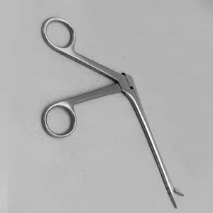 Pinza manual para hueso etmoidal, eje de 120 mm, disco de acero inoxidable de 4.2 mm, rongeur, instrumento quirúrgico ORL, herramienta de precisión - Product Image 2