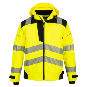 Flame Retardant Windproof <b>Winter</b> <b>Workwear</b> Jacket with High Visibility Reflective Fluorescent Design Custom Warm Safety Clothing - Product Image 1
