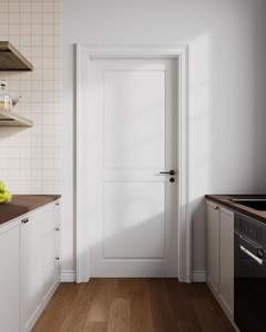 Porte Composée MDF Écologique et Étanche de 40 mm d'Épaisseur, Anti-Moisissure, pour Salle de Bain, Buanderie, Sous-sol, Entrepôt - Porte WPC - Product Image 6