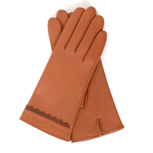 Gants thermiques en cuir pour homme avec doublure en laine, protection pour moto, mode décontractée et voyage, fabriqués au Pakistan - Product Image 4