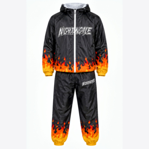 Conjunto de Chaqueta y Pantalones Cortavientos Impermeables con Capucha, Ligero, Unisex, para Correr, Gimnasio, Estilo Urbano, 100% Nailon - Product Image 6