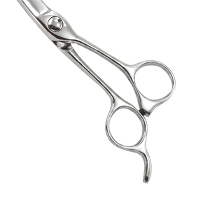 Ciseaux de coiffure professionnels en acier inoxydable, lame tranchante, manche long, pour droitiers, fabriqués au Pakistan - Product Image 5