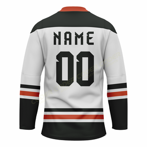 Maillot de hockey sur glace professionnel personnalisé en polyester par sublimation et broderie, avec twill, pour équipes canadiennes, modèle 2026 (OEM) - Product Image 2