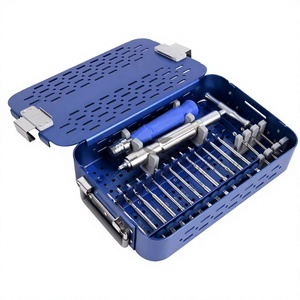 Kit d'instruments de chirurgie orthopédique vétérinaire pour l'extraction de vis cassées, outils de chirurgie osseuse en acier inoxydable pour usage vétérinaire - Product Image 6