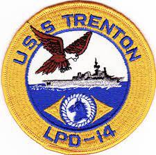 Parche Bordado Circular del Buque de la Marina Estadounidense Trenton LPD-14, para Regalos - Product Image 1
