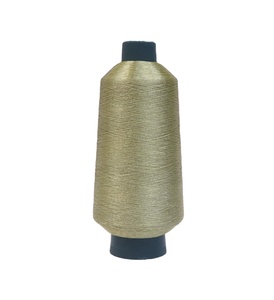 High Tenacity G Water Metallic Lurex <b>Yarn</b> Kasab Jari Embroidery <b>Yarn</b> <b>Polyester</b> Weaving <b>Yarn</b> for Embroidery Textile Applications - Product Image 1