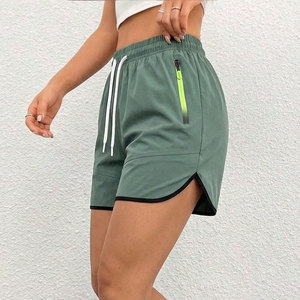 Shorts de Yoga sin Costuras OEM para Mujer, Textura Acanalada, Tela de Alta Elasticidad, Ropa Deportiva para Fabricantes de Ropa Deportiva de Marca Privada - Product Image 1