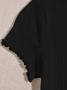 Camiseta de Verano Oversize de Algodón Spandex de 190g para Mujer, Marca Europea Americana de Moda, Alta Calidad, Transpirable, con Remaches Cortos - Product Image 6