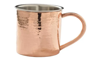 Copper <b>Mugs</b> Solid Color Minimalist Design Heat Resistant <b>Double</b> <b>Wall</b> Leak Proof Wedding Party Use Metal <b>Mug</b> with Handle - Product Image 2