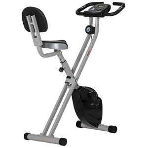จักรยานออกกำลังกายแบบพับได้ในร่ม X Bike 8 ระดับความต้านทานแม่เหล็ก สำหรับออกกำลังกายแบบแอโรบิก สีเทา เหมาะสำหรับการออกกำลังกายที่บ้าน - Product Image 1