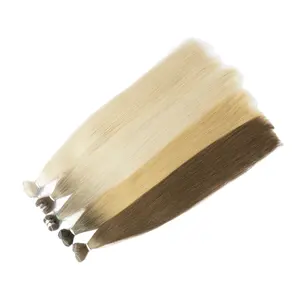 Blonde To Brown Cheap Weave Bundles Brazilian Human Hair Extension, Natural Hair Extensions Human Hair Seamless Weft