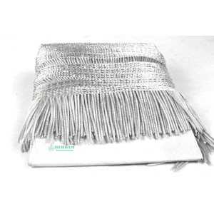 Última Novedad: Flecos de Alambre Metálico Plateado de 7CM, Tela Metálica Dorada y Plateada Ligera para Decoración de Cortinas y Prendas - Product Image 4