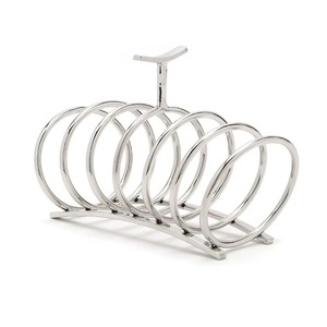 Modern Stainless Steel Toast Holder Keeps Slices <b>Standing</b> Upright Air Circulation Prevents Soggy Slices-Durable Multifunctional - Product Image 3