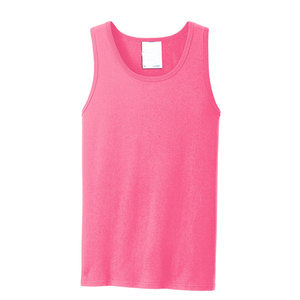 Men's Pink O-Neck Sleeveless Tank Top Solid Color Casual Knitted Fit Men Mesh Workout Breathable Activewear <b>Stringer</b> Tank Top - Product Image 1