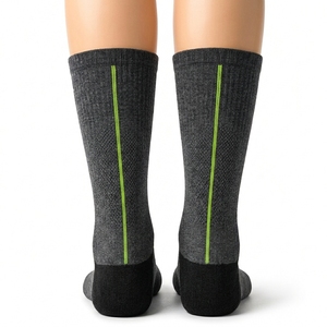 Men's <b>Socks</b> 100% Waterproof Breathable Men's Crew Dress <b>Socks</b> Anti-Slip <b>Winter</b> Knitted Solid Pattern Men's <b>Socks</b> With OEM - Product Image 2