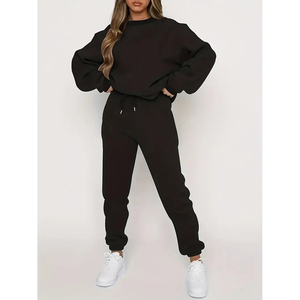 Survêtements personnalisés unis pour femmes, streetwear, vêtements décontractés de haute qualité, survêtements pull-over pour femmes - Product Image 5