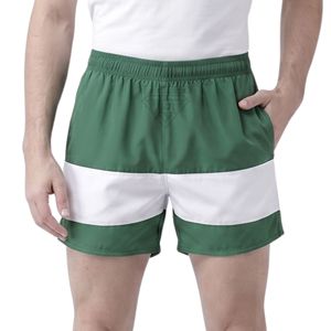 Pantalones Cortos Deportivos para Hombre, Color Borgoña, Texturizados, con Patrón Sublimado, Transpirables, de Secado Rápido, para Entrenamiento Atlético - Product Image 4