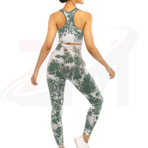 Conjunto de yoga para mujer, ropa deportiva para gimnasio, conjunto de yoga para mujer con logo personalizado - Product Image 2