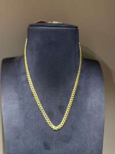 Cadena de Eslabones para Hombre en Oro Amarillo Sólido de 18K con Cierre con Logotipo, Regalo de Compromiso y Boda para Bodas/Fiestas - Product Image 2