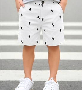 Shorts cargo en coton pour enfants avec logo personnalisé, coupe ample, respirants, décontractés, pour garçons, été, séchage rapide, multi-poches - Product Image 4