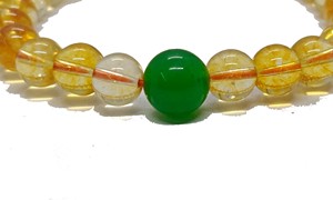 High quality Citrine Green <b>jade</b> Crystal Gemstone Bead Bracelet Fashion Charm Jewelry for Men Women for Energy Meditation Gift - Product Image 5