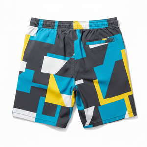 Shorts d'été unisexes style rétro en nylon coupe-vent, vêtements de sport vintage, shorts d'été légers, prix de gros - Product Image 4