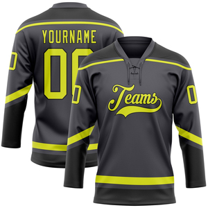Maillots de hockey sur glace élite personnalisés avec logo d'équipe, élégants et de qualité supérieure, avec sublimation respirante et col en V - Product Image 4