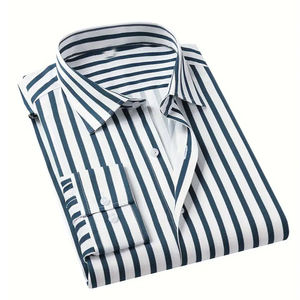 Camisa de Oficina Premium para Hombre, Corte Entallado, Manga Larga, 100% Algodón Twill, Uniforme Corporativo, Fabricación OEM, Venta al Por Mayor, Logotipo Personalizado - Product Image 4