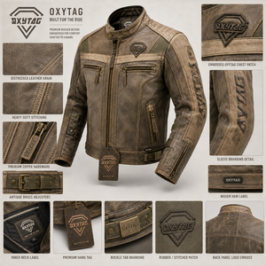 Combinaison de moto personnalisée avec logo OEM, coupe-vent, respirante, imperméable, en cuir, vêtements de sport de haute qualité, vente en gros - Product Image 5