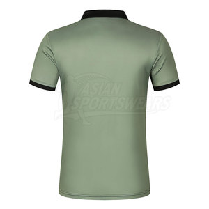 T-shirts pour hommes au design optimal, en matière douce de qualité supérieure, coupe confortable, col élégant, pour tenue décontractée professionnelle et quotidienne, style moderne uni - Product Image 2