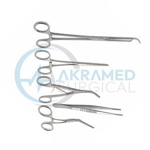 Ensemble de 5 pinces chirurgicales de haute qualité Debakey Voarse Hulka Trousseau en acier inoxydable, instruments certifiés CE - Product Image 6