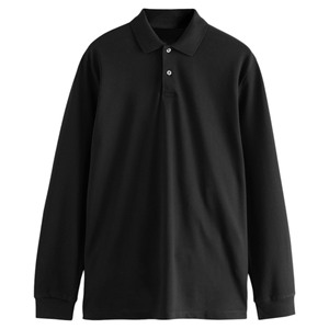 Polo en coton à manches longues pour homme, coupe classique, décontracté, pour le golf ou les affaires, personnalisable avec logo OEM, vente en gros - Product Image 4