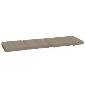 Juego de 2 Cojines para Silla de Jardín en Tela Oxford Color Taupe, 100% Poliéster, Cojines para Exteriores - Product Image 6