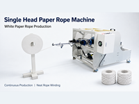 Machine à tordre les cordons en papier industrielle FY-10K pour la production de rouleaux de cordons en papier, garantie 1 an, origine Chine