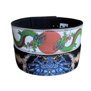 Ceinture de musculation Geo Brother Co en cuir de vachette, antidérapante, respirante, robuste, réglable, unisexe, avec boucle à levier - Product Image 3