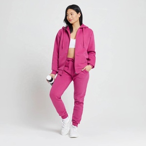 Sudadera con capucha de manga larga de punto pesado para mujer, chaqueta de invierno de calle alta, cremallera bordada, forro grueso de primavera - Product Image 5