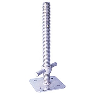 Base de andamio industrial de acero con altura ajustable y personalizable, nueva, con soporte técnico en línea. - Product Image 3