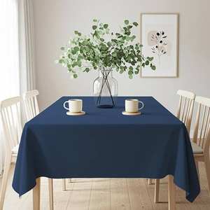 Mantel de Lino y Algodón Ecológico, Suave, Ideal para Mesa de Comedor, Diseño Elegante, Duradero y Resistente - Product Image 1