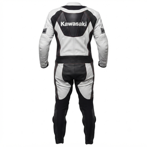 Traje de Carreras Kawasaki Ninja MotoCP Premium de Una Pieza Completo para Pista con Protectores Deslizantes OEM CE - Product Image 2