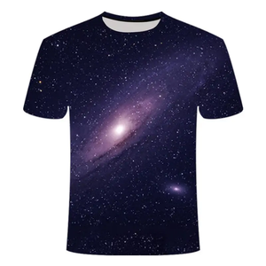 เสื้อยืดแขนสั้นผ้าฟลีซพิมพ์ลายแบบซับลิเมชั่นสำหรับผู้ชาย ผ้าฝ้าย 100% เป็นมิตรกับสิ่งแวดล้อม แห้งเร็ว ระบายอากาศได้ดี 300 กรัม ป้องกันรอยยับ - Product Image 3