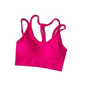 I-Word Women's Lightweight Summer Sports <b>Bra</b> Breathable Gym <b>Bra</b> Slimming <b>Pads</b> Seamless Sleeveless Yoga Undershirt Beauty Inner - Product Image 1